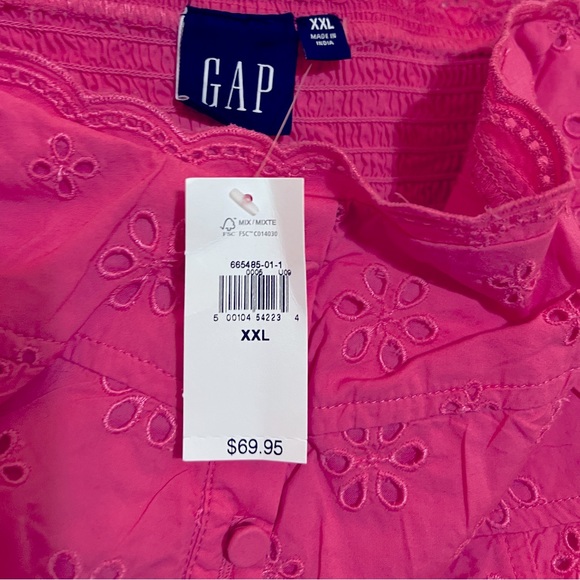 Eyelet Corset Peplum Top - XXL - Picture 4 of 5